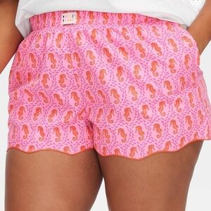 NWT XXS Roller Rabbit Pink and Orange Seahorse Boxer Shorts